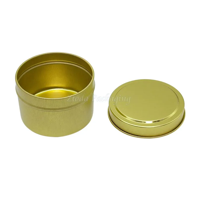 Gold Candle Tins