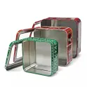 Square Christmas Tin Gift Set