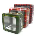 Square Christmas Tin Gift Set