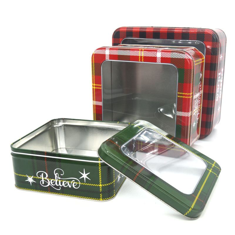 Square Christmas Tin Gift Sets