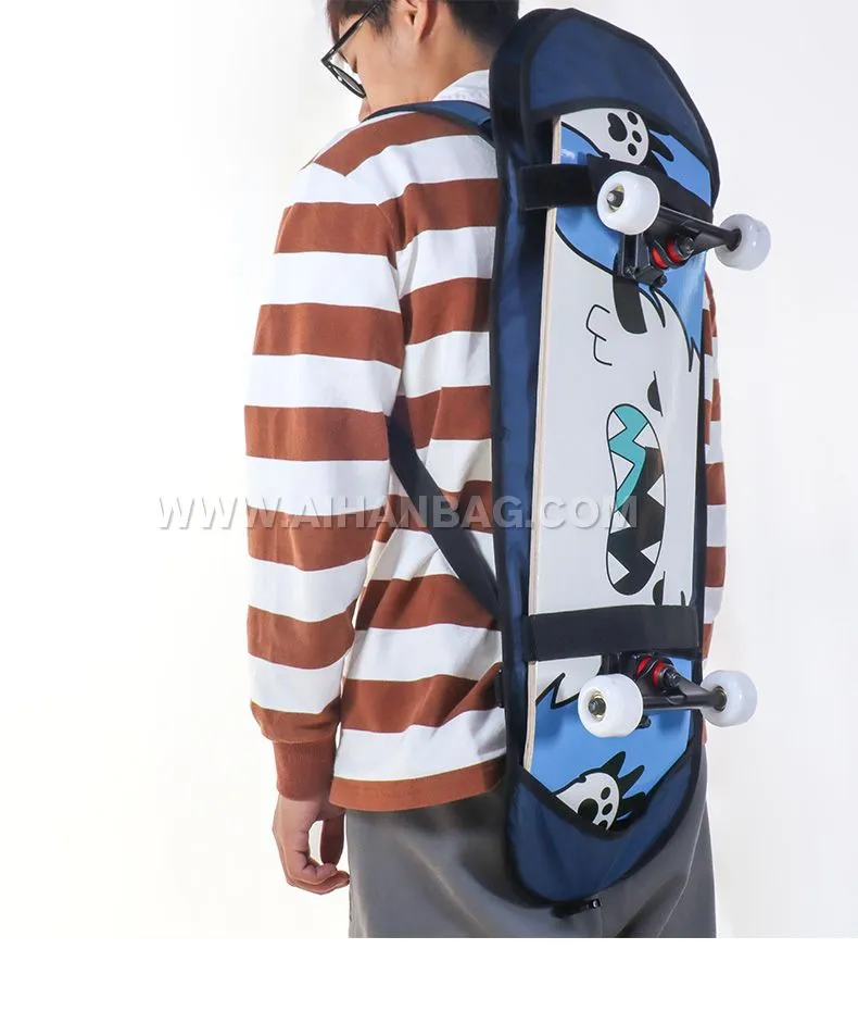 Skateboard Backpack Carry On Luggage Skateboard Waterproof