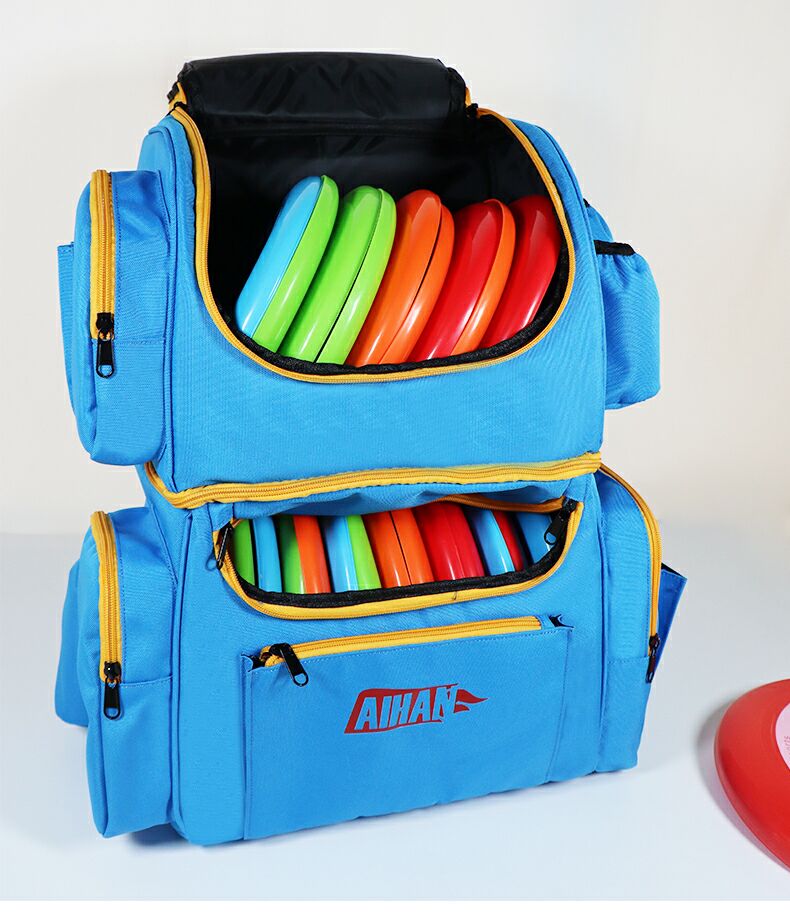 Custom Large Capacity Durable Waterproof Frisbee Disc Storage Golf Bag Backpack