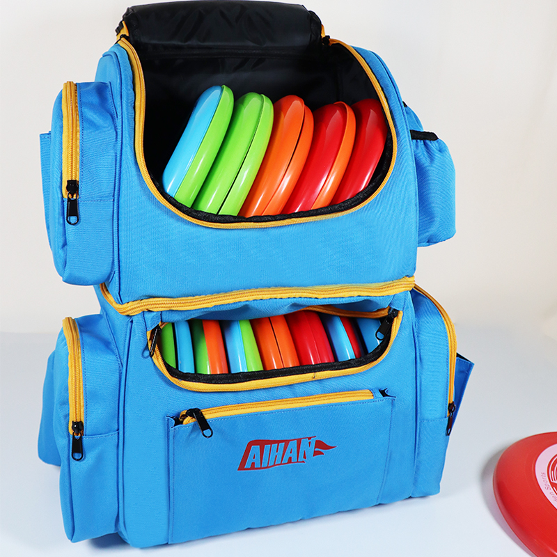 Custom Large Capacity Durable Waterproof Frisbee Disc Storage Golf Bag Backpack