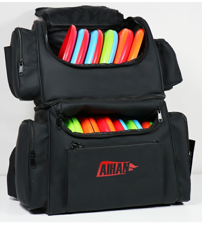 Custom Large Capacity Durable Waterproof Frisbee Disc Storage Golf Bag Backpack