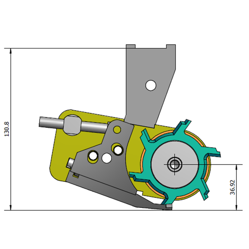 Automatic trimming brush machine