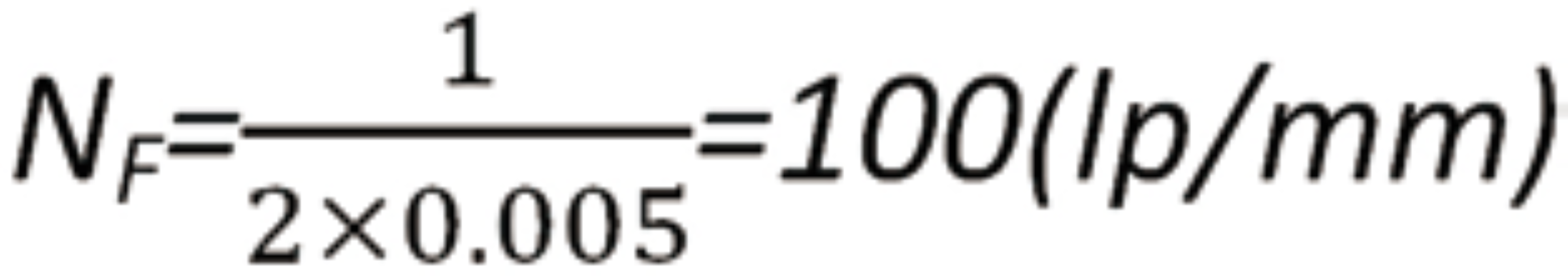 The main parameters of optical lenses