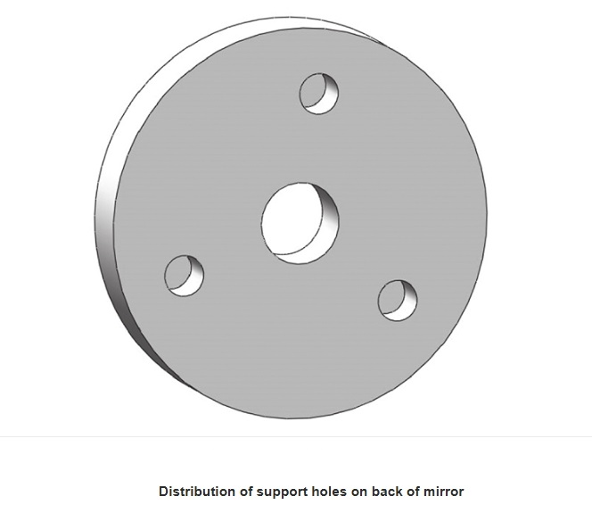 Topological optimization of lightweight aluminum mirror