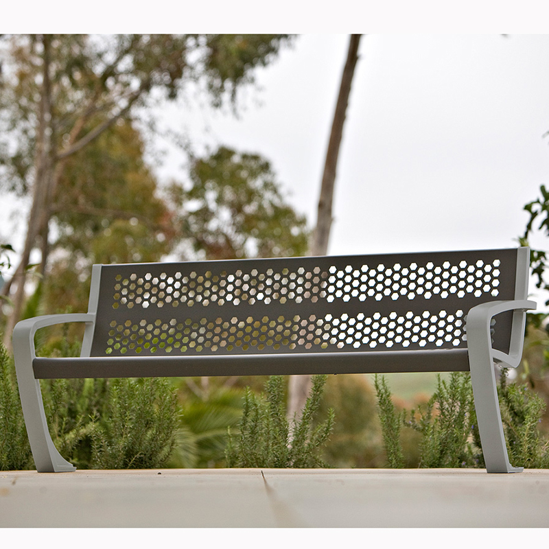 TP Stainless Steel Backless Outdoor Bench