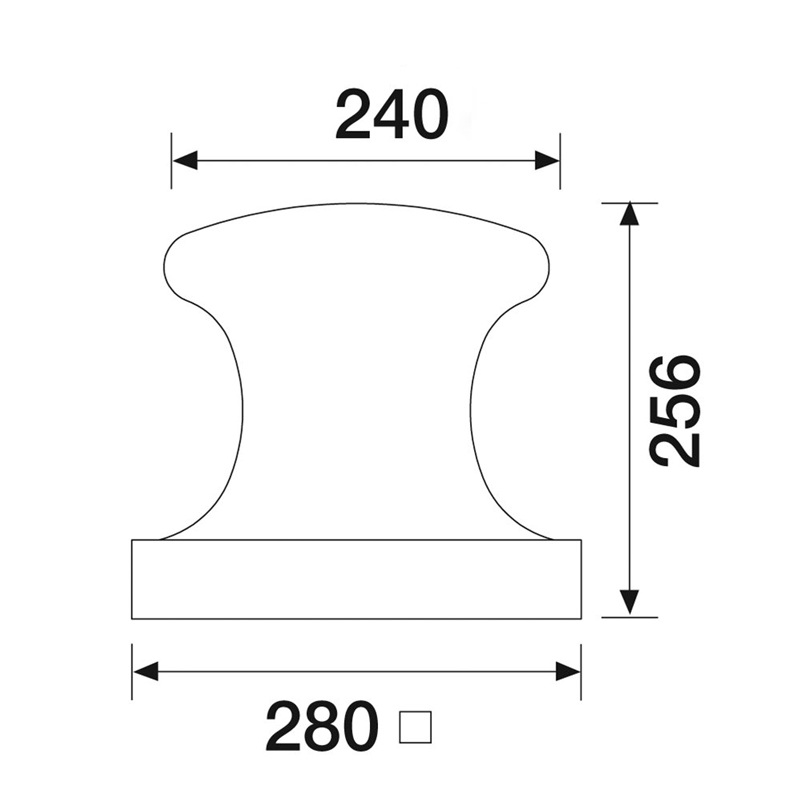 Commercial Cast Iron Terminal Mooring Bollard