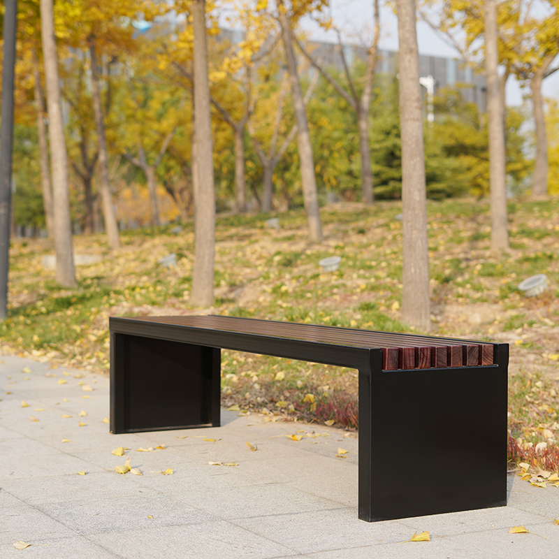 MLS Galvanized Steel Park Bench