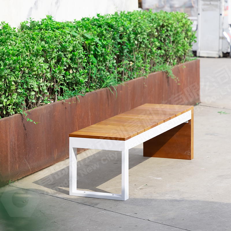 DA Stainless-Steel Outdoor Bench