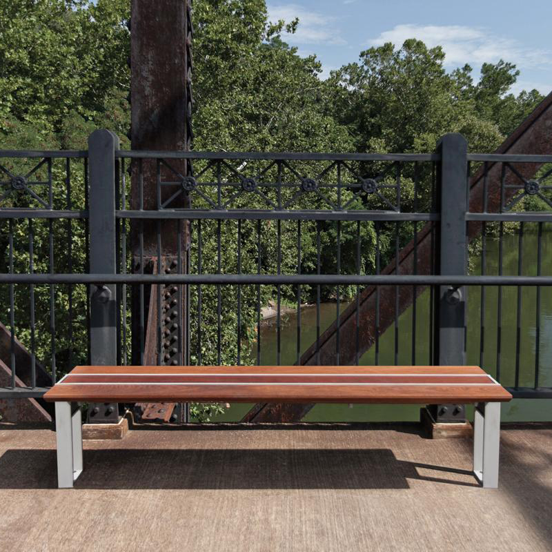 APKS Carbon Steel Park Bench