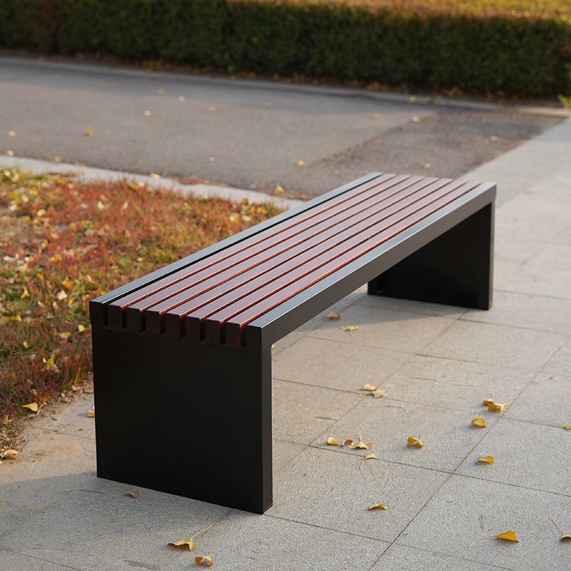 MLS Galvanized Steel Park Bench