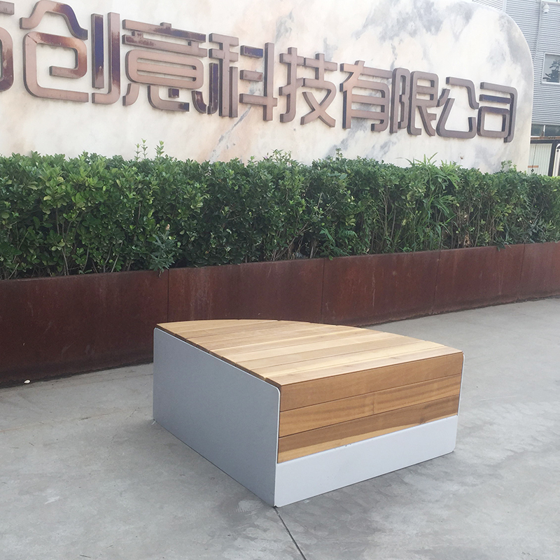 TB Carbon Steel Outdoor Bench