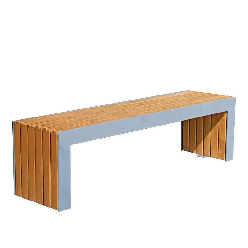 BLS Carbon Steel Park Bench