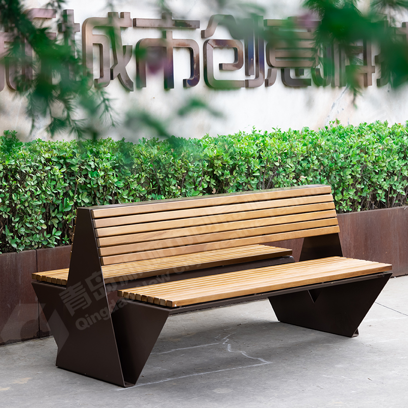 LZH Carbon Steel Park Chair