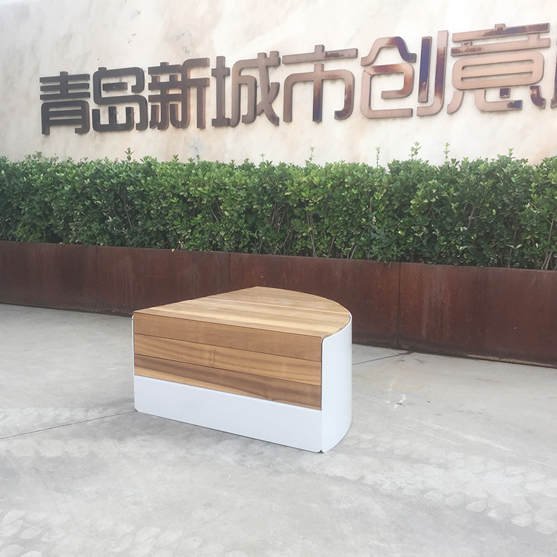 TB Carbon Steel Outdoor Bench