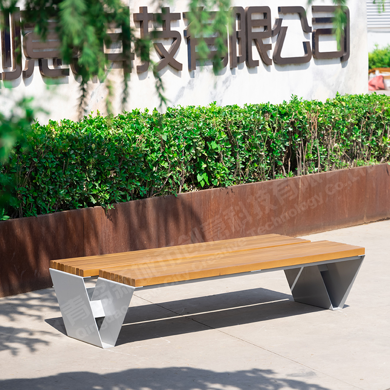SZZ Carbon Steel Outdoor Bench