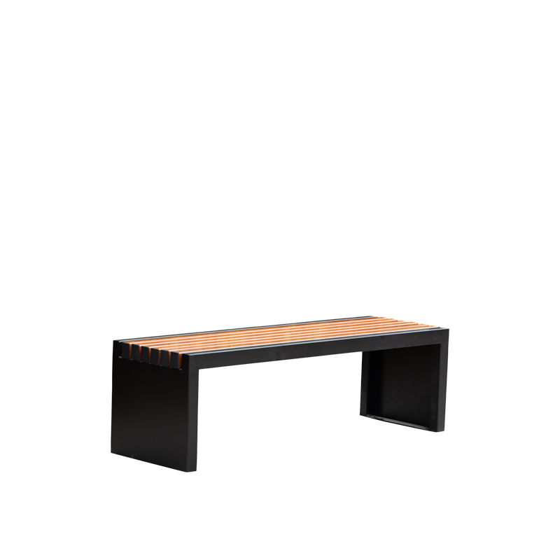 TMI Carbon Steel Outdoor Bench