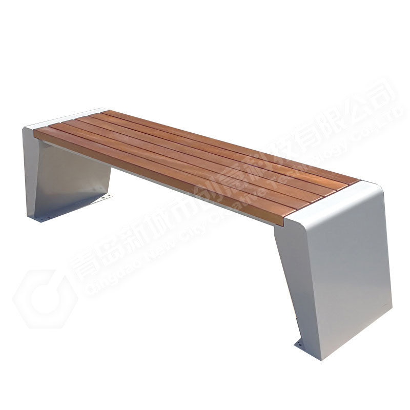 TM Carbon Steel Outdoor Bench