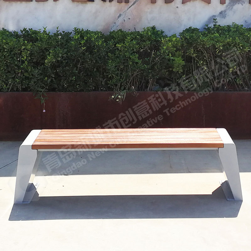 TM Carbon Steel Outdoor Bench