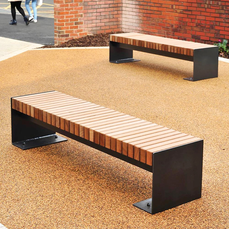 ZHB Carbon Steel Outdoor Bench