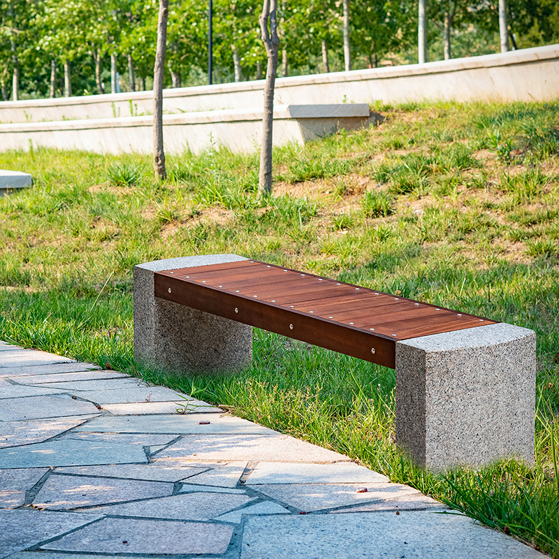 HBS Commercial Granite Park Bench