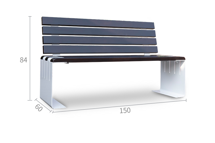 YQ Stainless Steel Park Chair