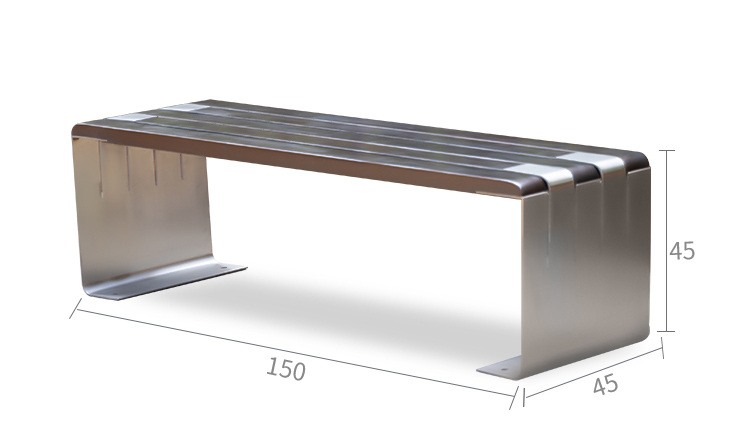 YQ Stainless Steel Park Chair