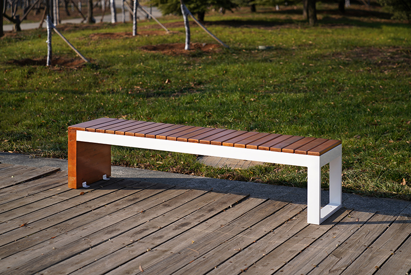 DA Stainless-Steel Outdoor Bench