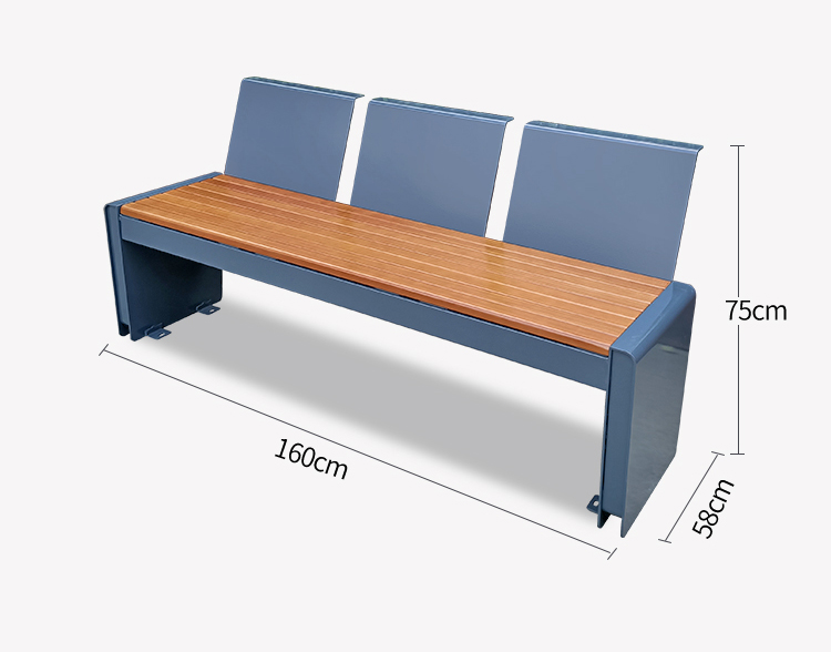 Carbon Steel Park Chair