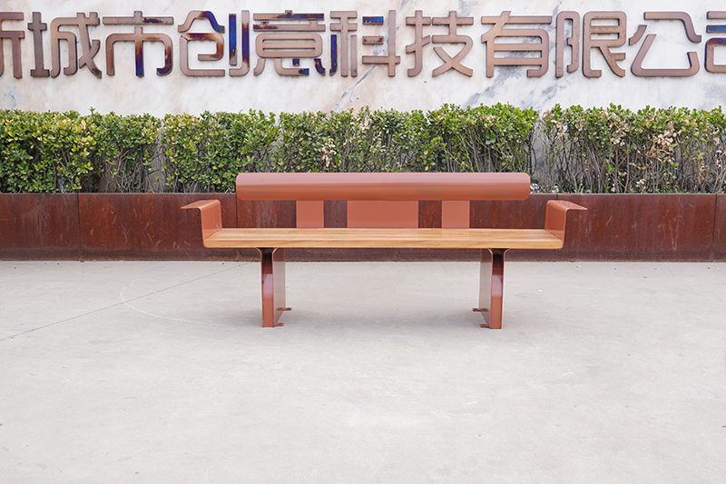 FX Carbon Steel Outdoor Bench