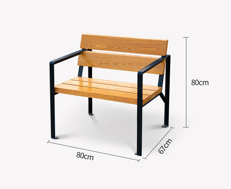 Carbon Steel Park Chair