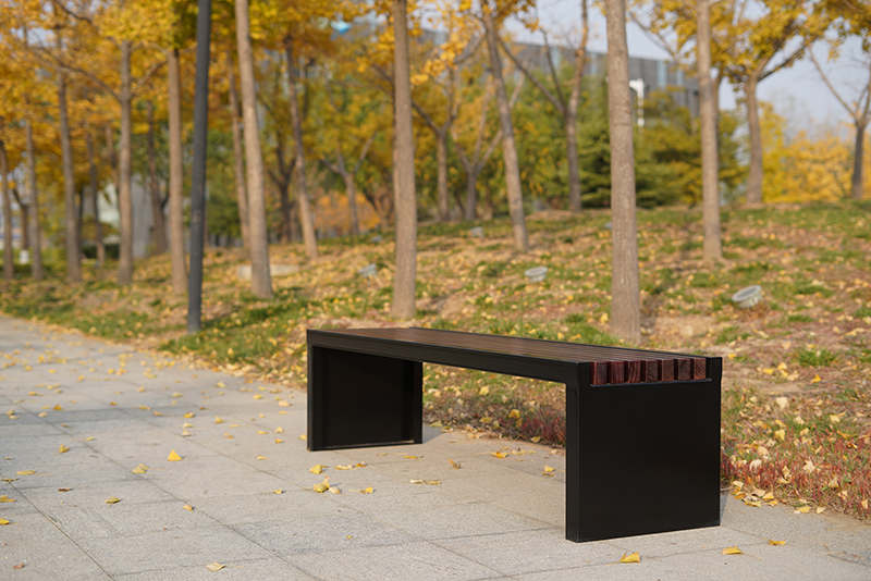 MLS Galvanized Steel Park Bench