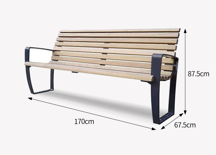 BE Carbon Steel Park Chair