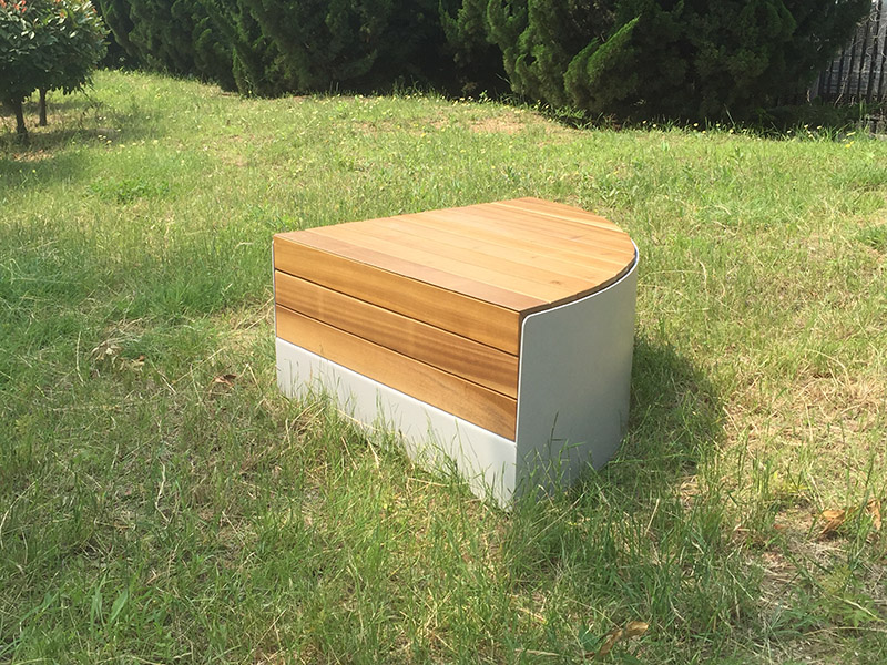 TB Carbon Steel Outdoor Bench