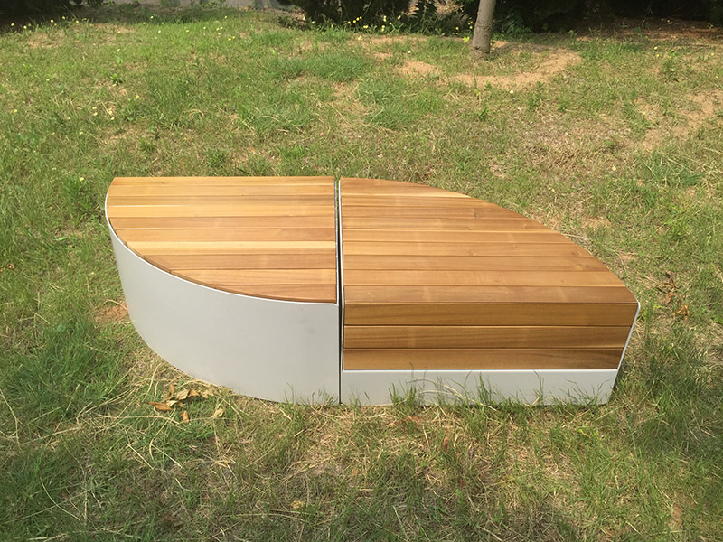 TB Carbon Steel Outdoor Bench