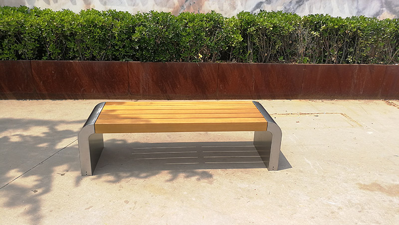 ML Stainless Steel Outdoor Bench