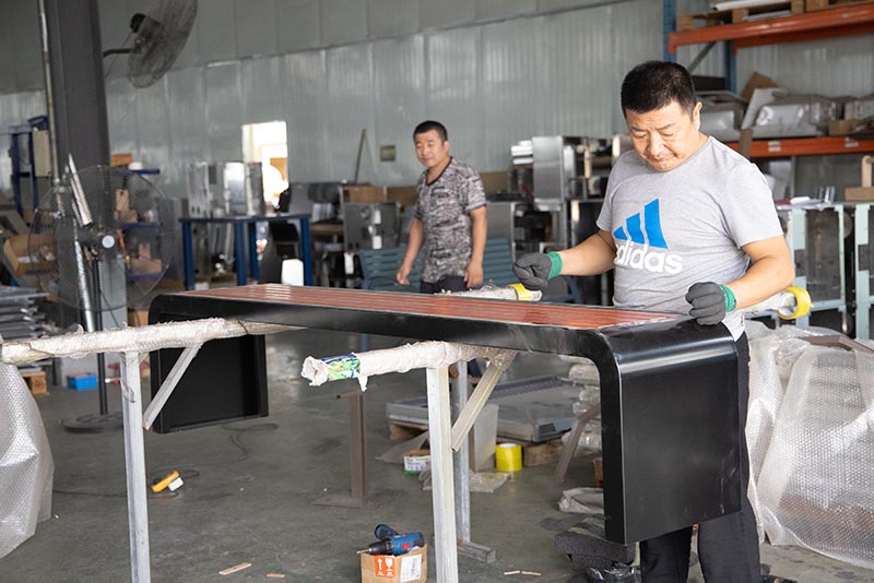 XLT Stainless Steel Park Bench