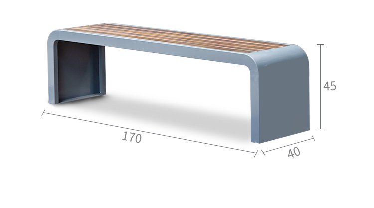 XLT Stainless Steel Park Bench