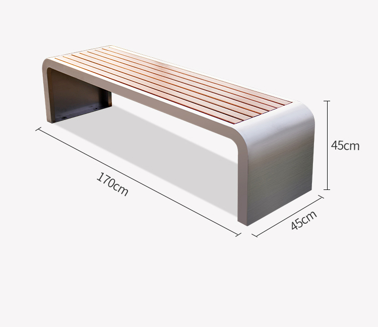 XLT Stainless Steel Park Bench