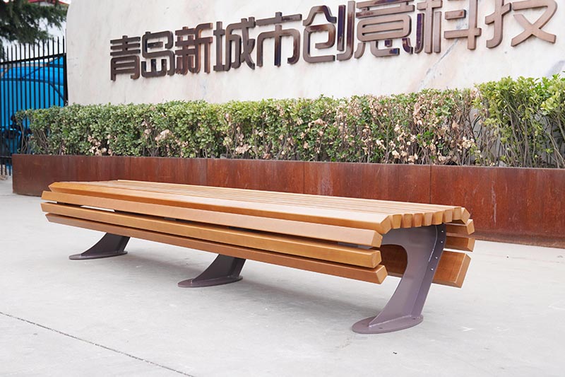 BLM Carbon Steel Park Bench