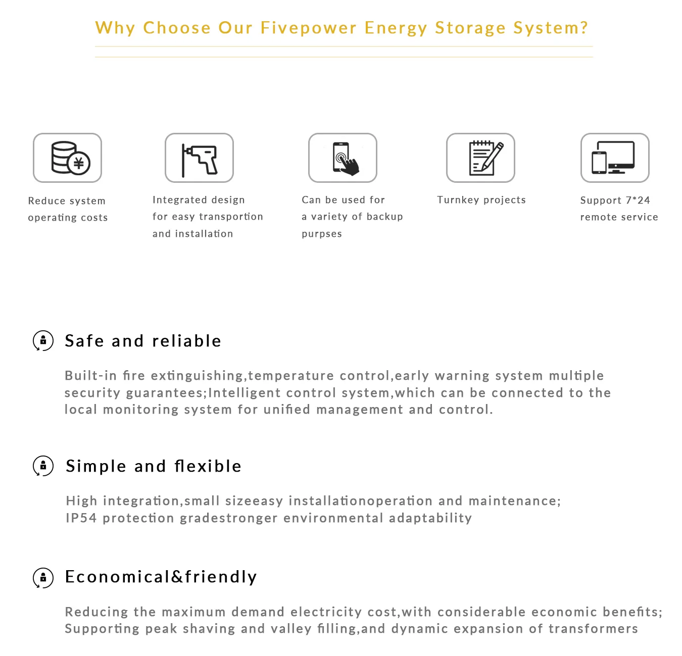 40ft Container Energy Storage System,BESS,Fivepower manufacturer