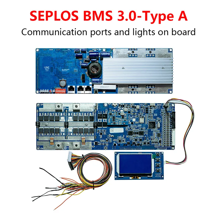 Seplos 48V 100A/200A 13S 14S NCM 15S 16SLFP Battery Management System BMS3.0 For Solar Energy Battery