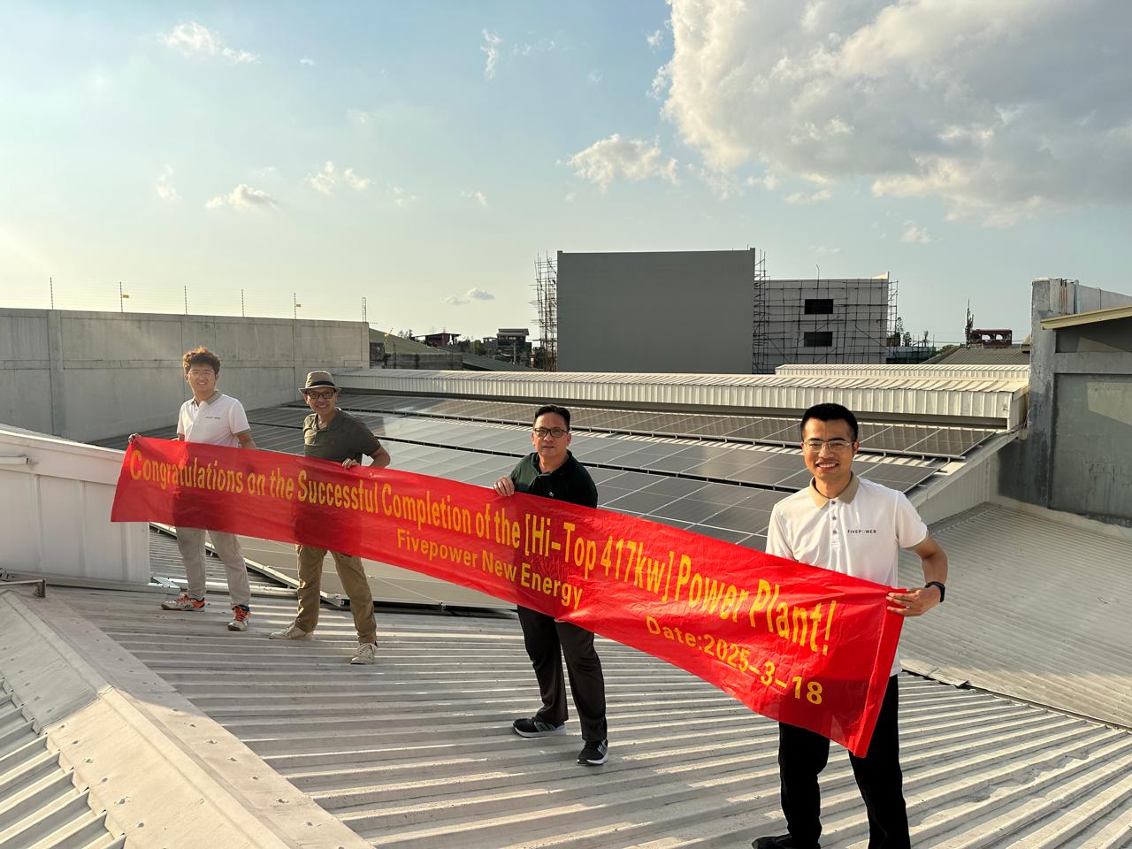 Project Completed! Hi-Top 417KW Solar Grid-connectedProject in Manila,Philippines
