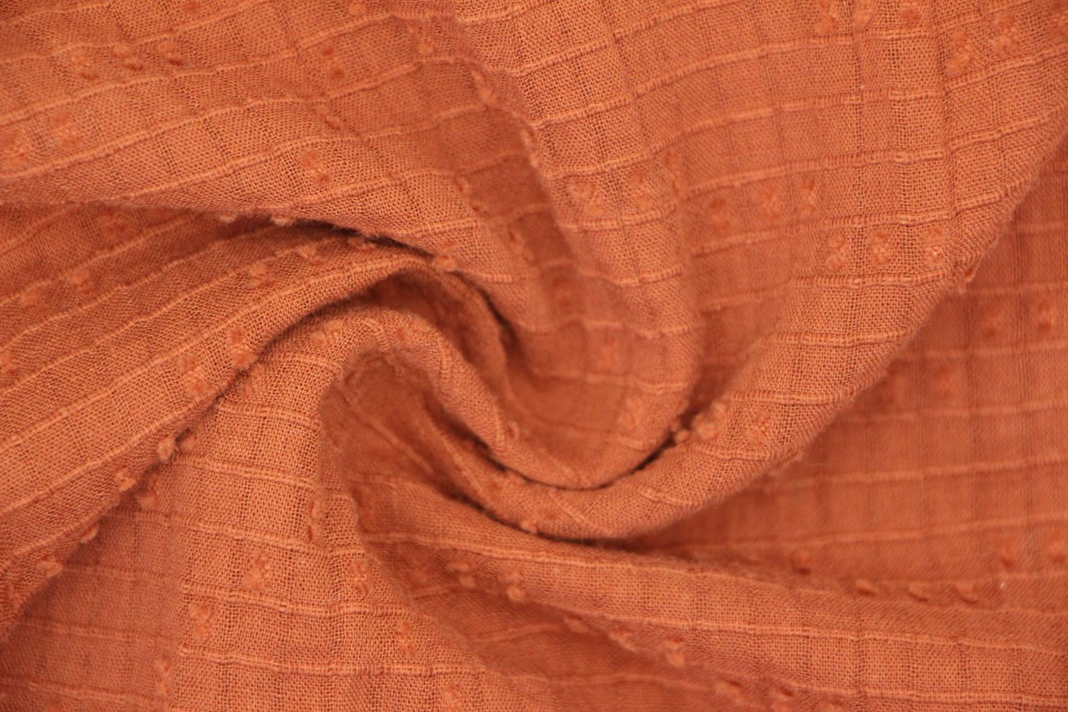 Pure Cotton Jacquard Washed Fabric Comfortable Solid