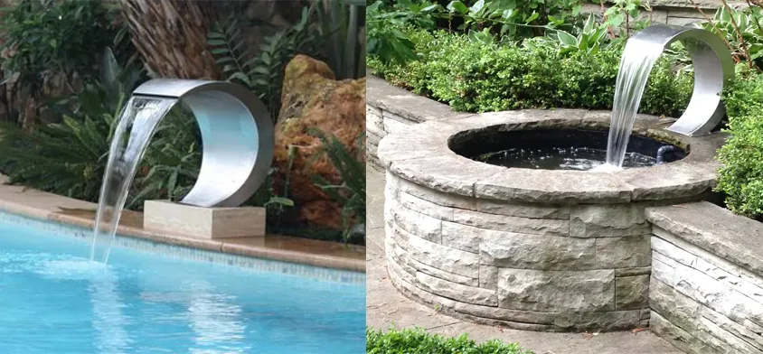 Swimming Pool Waterfall Features