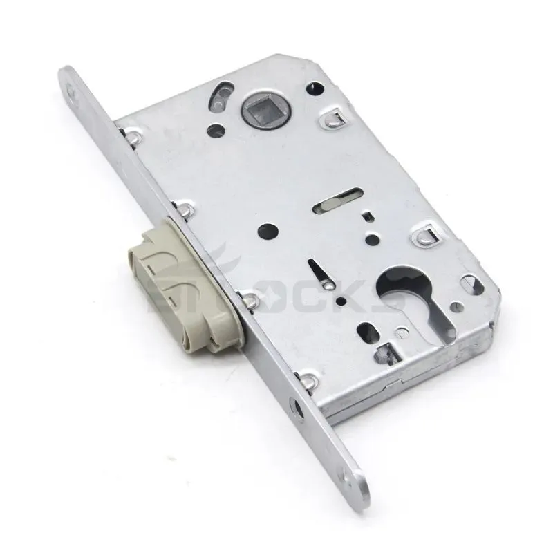 Security Mortise Door Lock body Magnetic Latch-410C-M cylinder hole