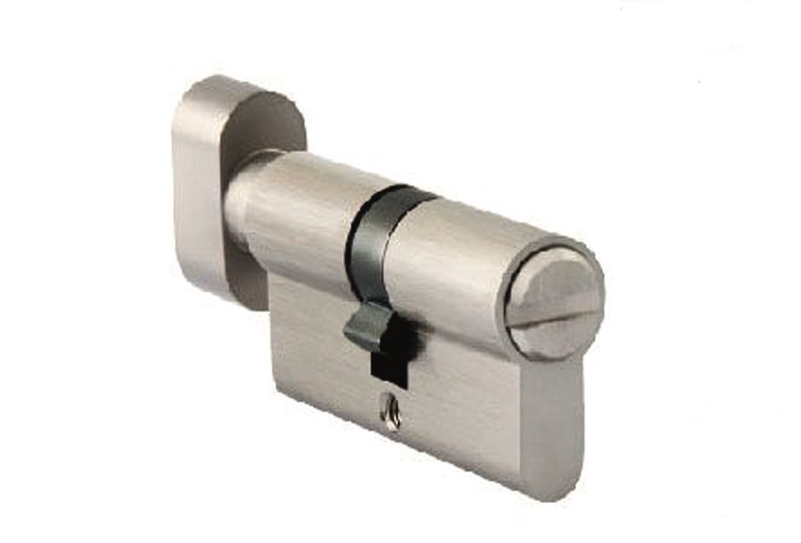 Brass cylinder, door lock cylinder, bathroom cylinder