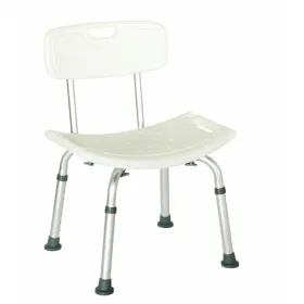 Aluminum shower chair with back C2107